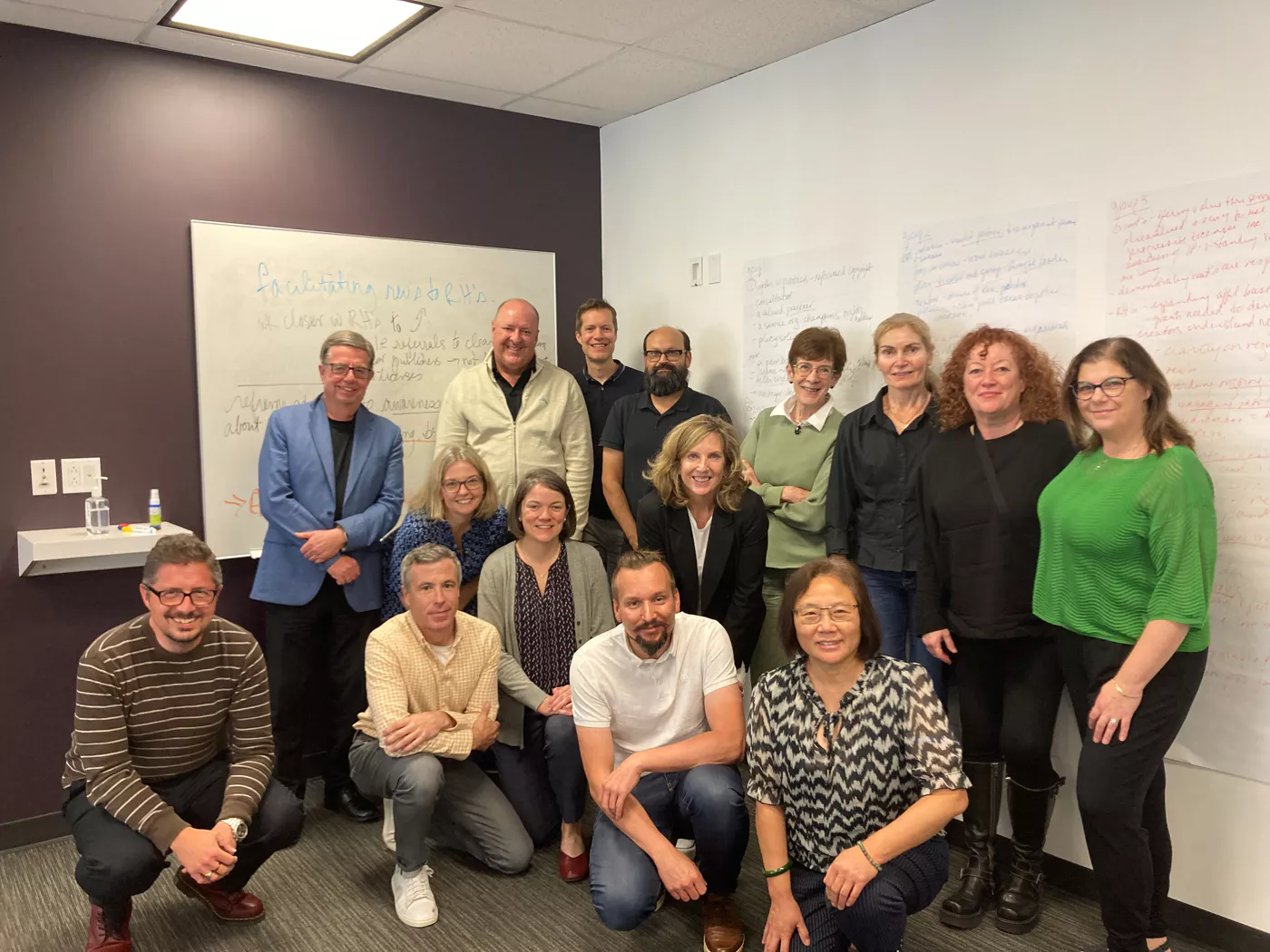 Group of people posing