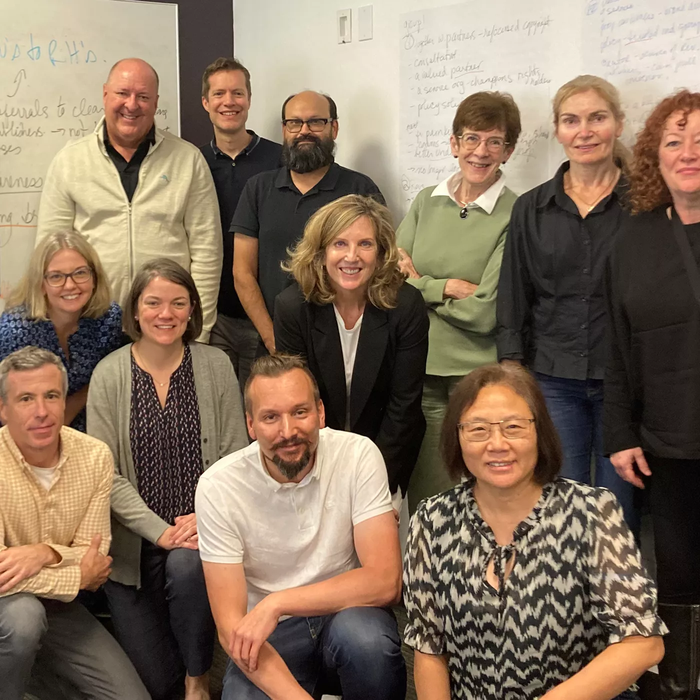 Group of people posing