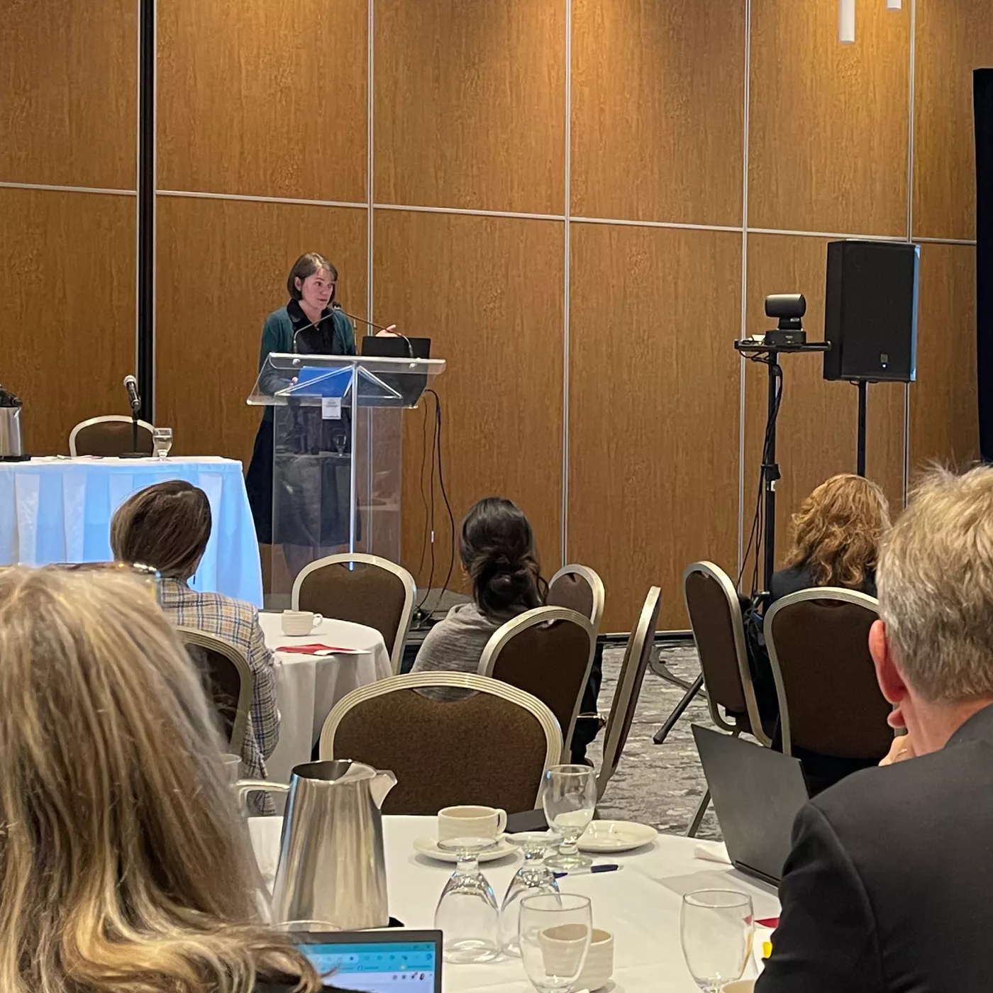 Kate Edwards speaking